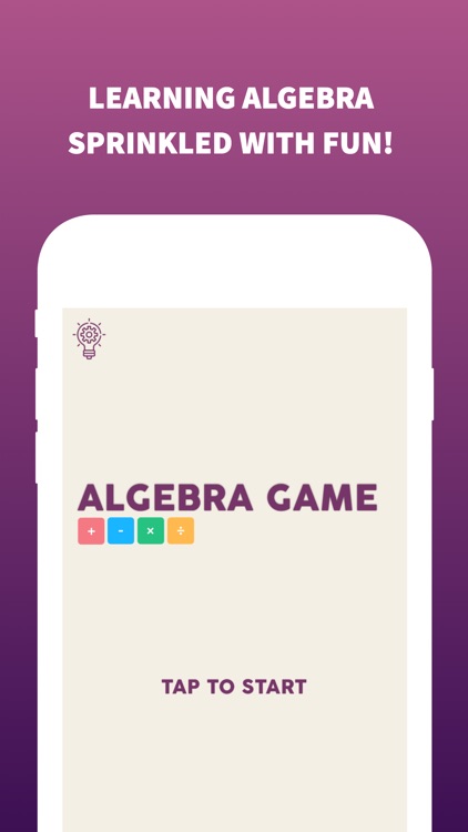 Algebra Game