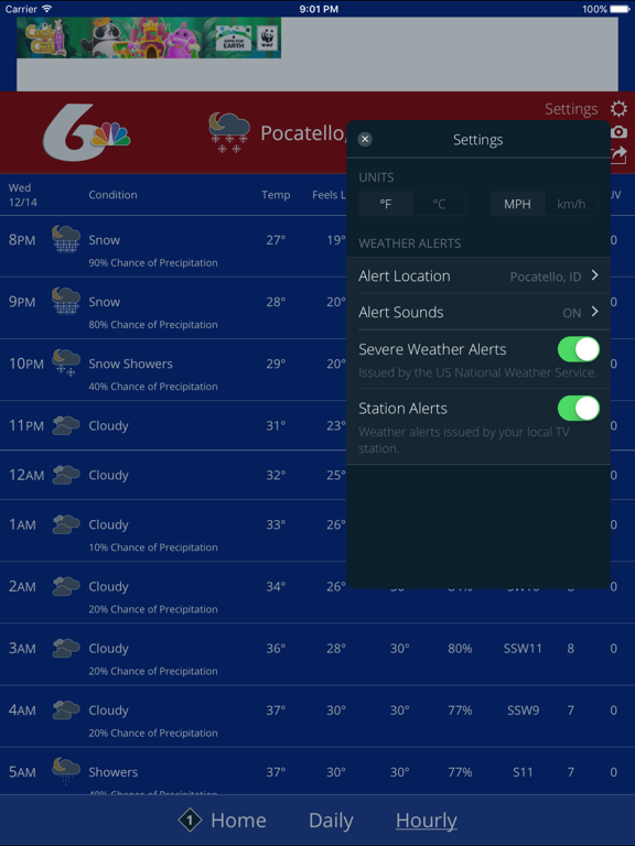 KPVI Storm Tracker Weather screenshot 4