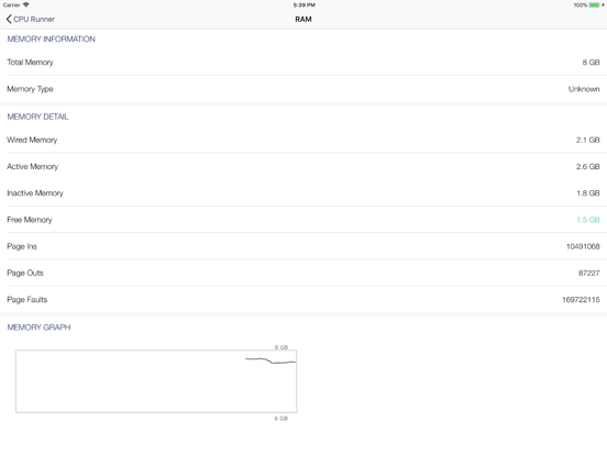 CPU Runner-性能跑分、硬件检测 iPad screenshot 6 - Utilities app