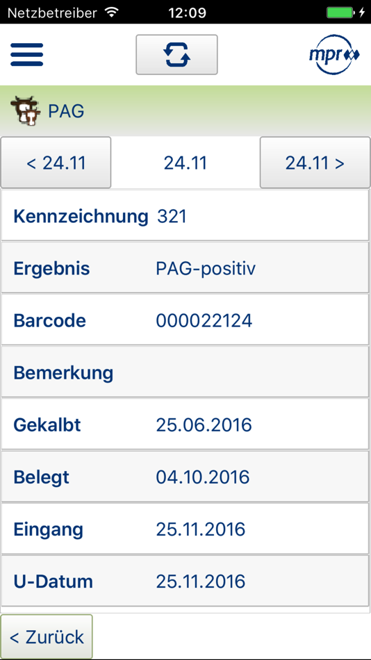 #3. mpr-mobil (iOS) 由: Milchprüfring Bayern e.V.