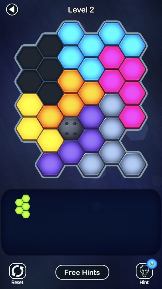 #8. Super Hex Block Puzzle - Hexa (iOS) By: Loyal Foundry, Inc.