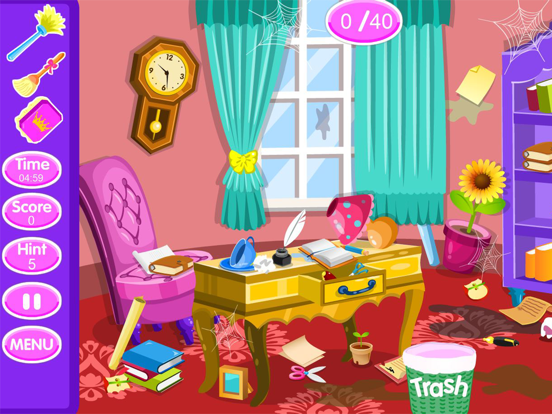 Princess room cleanup games iPad screenshot 5 - Games app