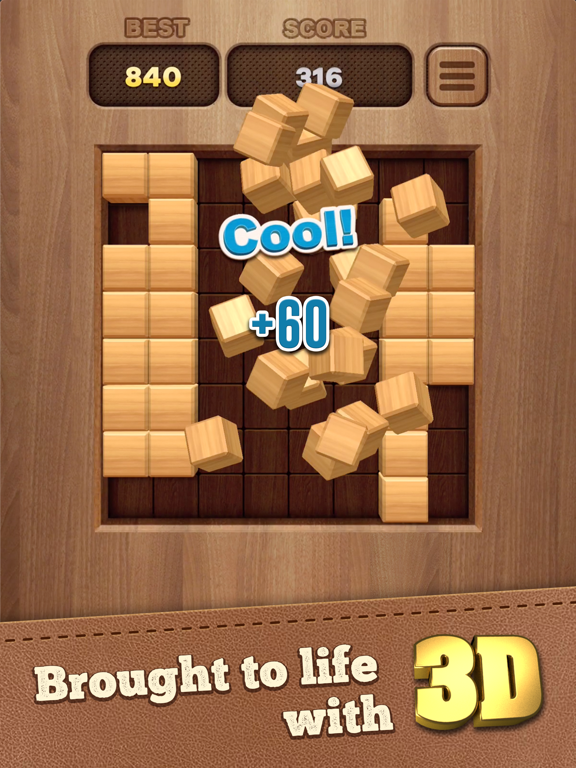 Woody Cube 3D Block Puzzleのおすすめ画像5