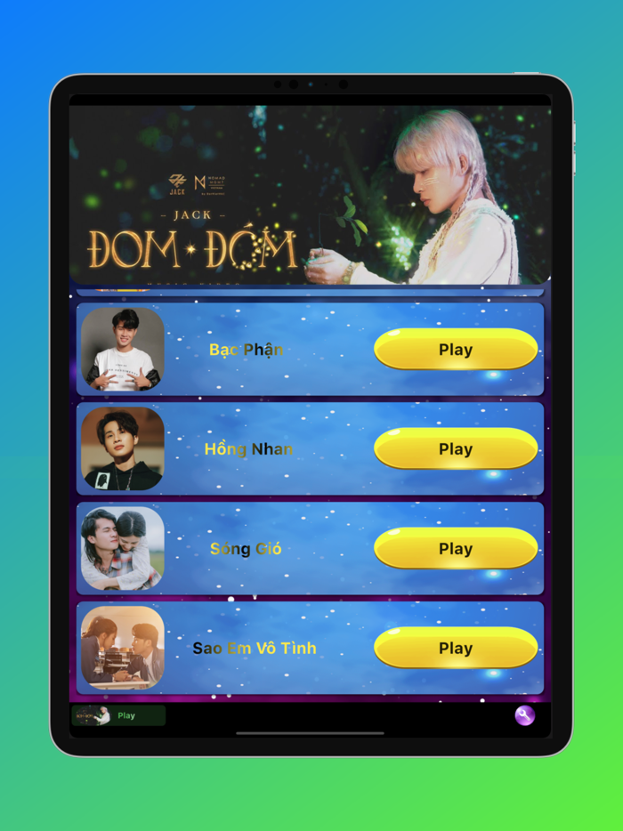 Đom Đóm Jack J97 Piano Tiles