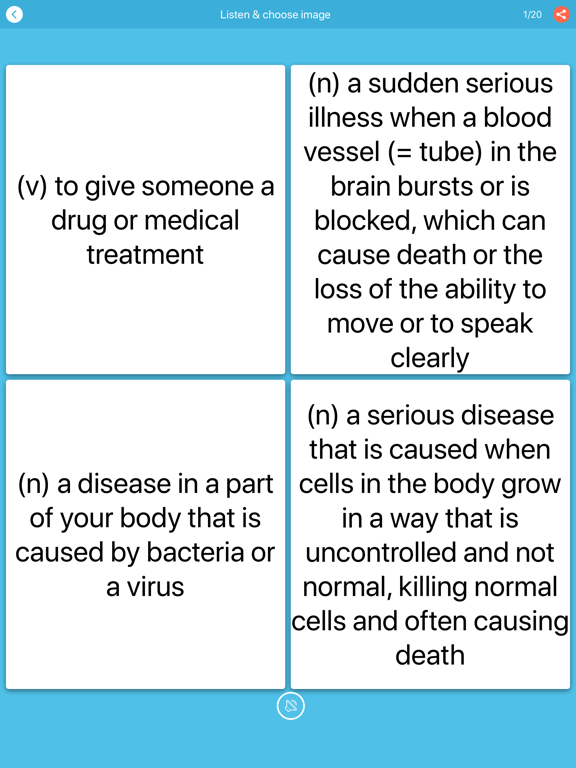 IELTS Vocabulary - Games & Pic iPad screenshot 5 - Education app