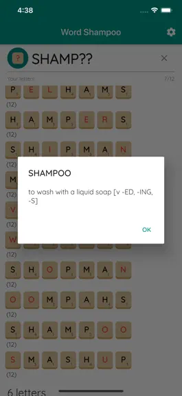 Game screenshot Word Shampoo apk