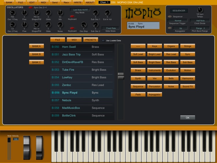 Mopho Desktop Sound Editor