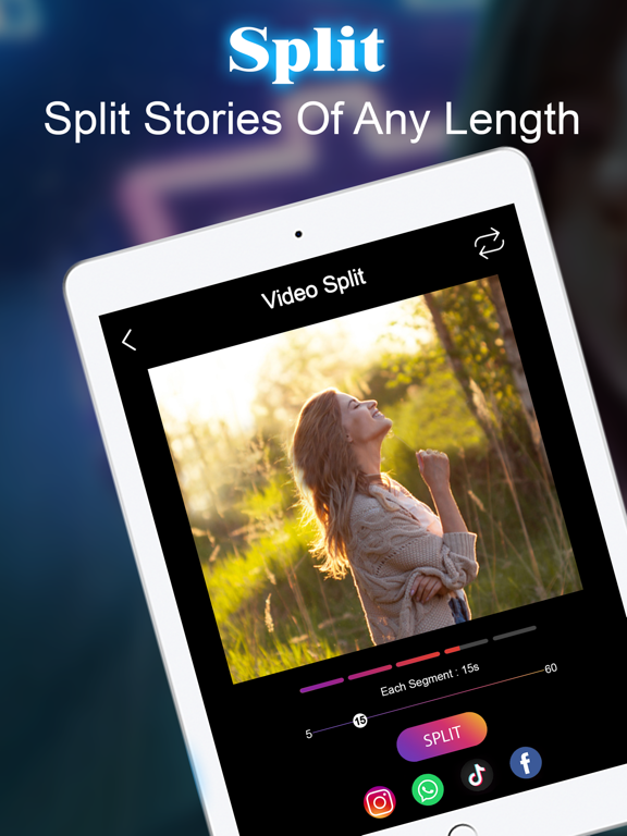 Screenshot #4 pour Split Long Video: Cut Story