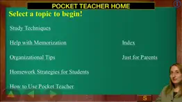 a pocket teacher iphone screenshot 1