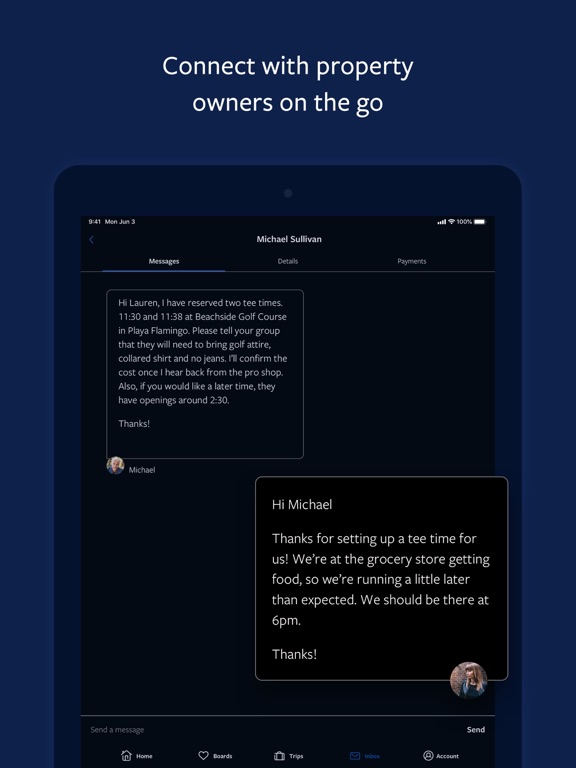 iPad Image of Vrbo Vacation Rentals