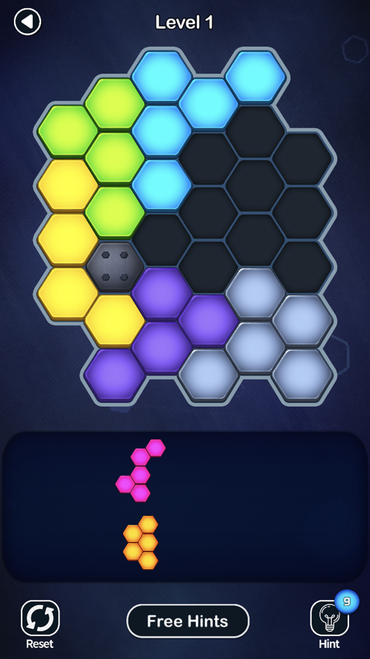 #4. Super Hex Block Puzzle - Hexa (iOS) By: Loyal Foundry, Inc.