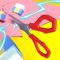 Use a scissor to cut the paper beautifully