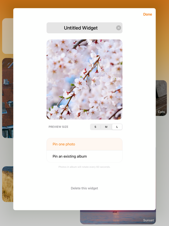 Screenshot #6 pour Pin Photo - Photo Widget