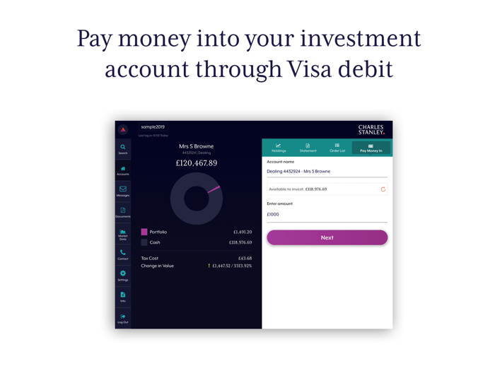 Charles Stanley My Accounts