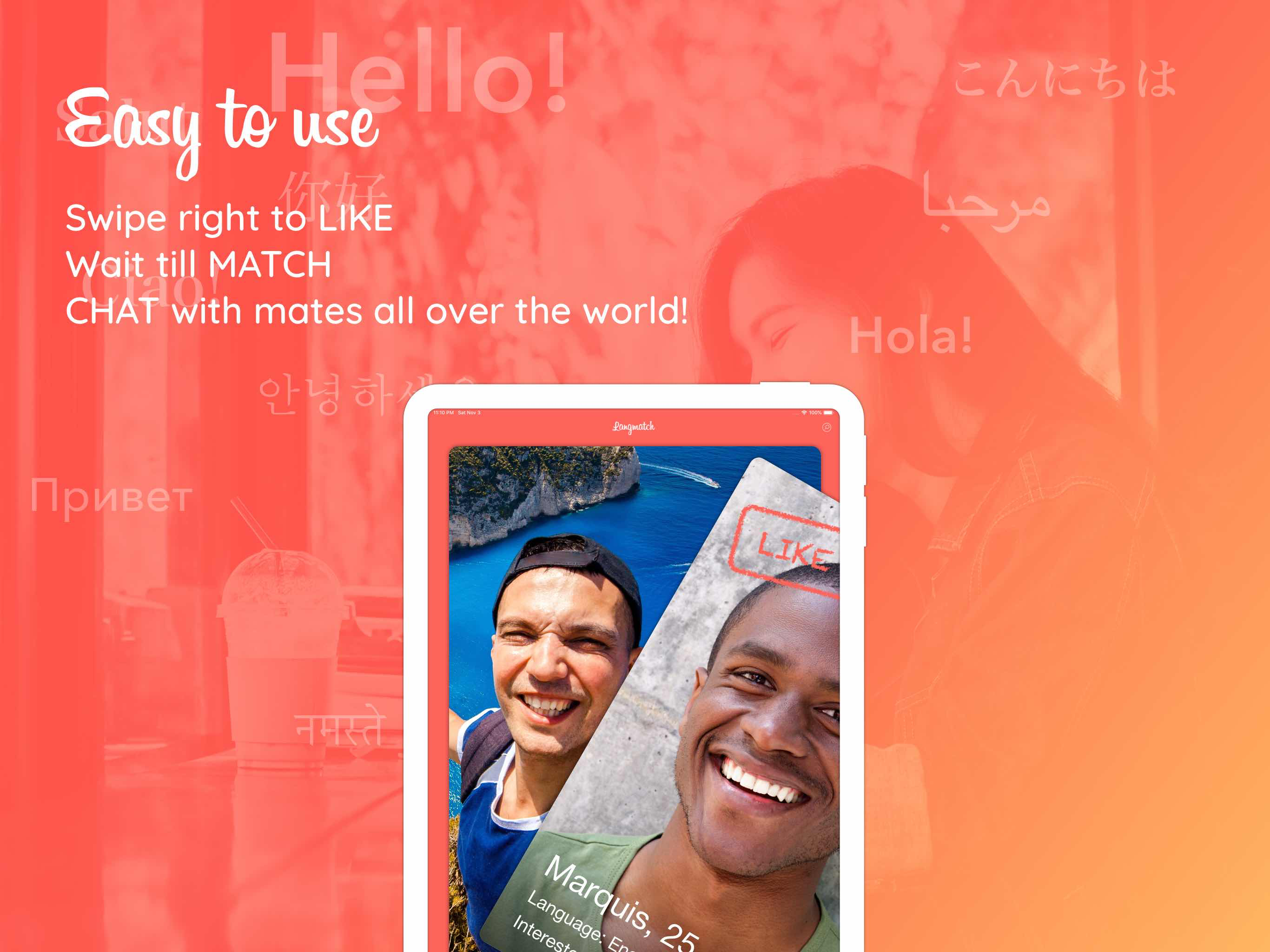 Language Exchange Langmatch screenshot 6