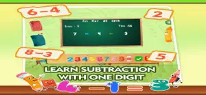 Subtraction Mathematics Games screenshot #1 for iPhone