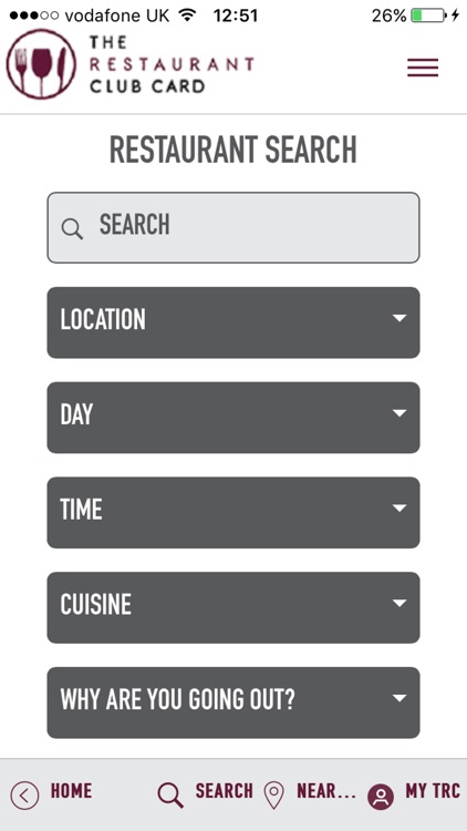 The Restaurant Club Card