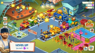 Screenshot #3 pour Idle Food Truck Tycoon™