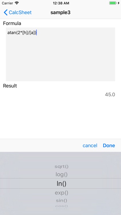 PocketCalcSheet screenshot-3