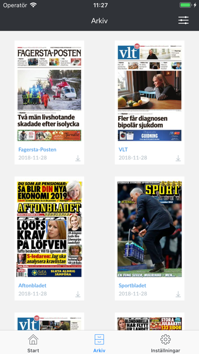 Fagersta-Posten e-tidning screenshot 2