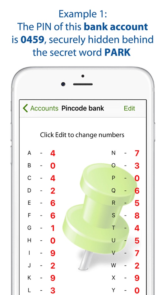 #3. WordPIN - Passcode Storage (iOS) 由: R.F. van der Steeg