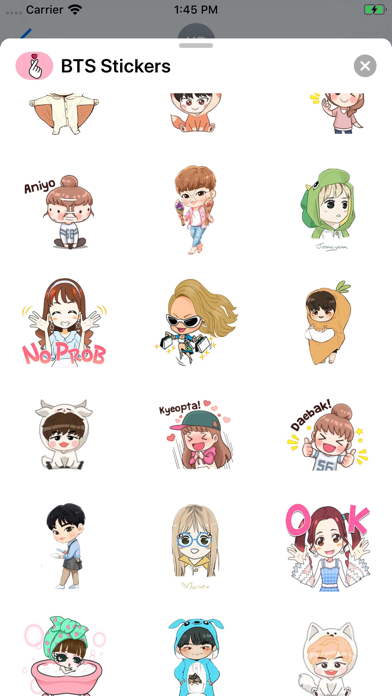 Screenshot #3 pour BTS Stickers