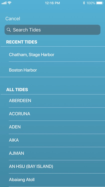 Live Tides