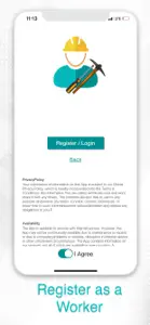 Hire : Domestic work portal screenshot #5 for iPhone