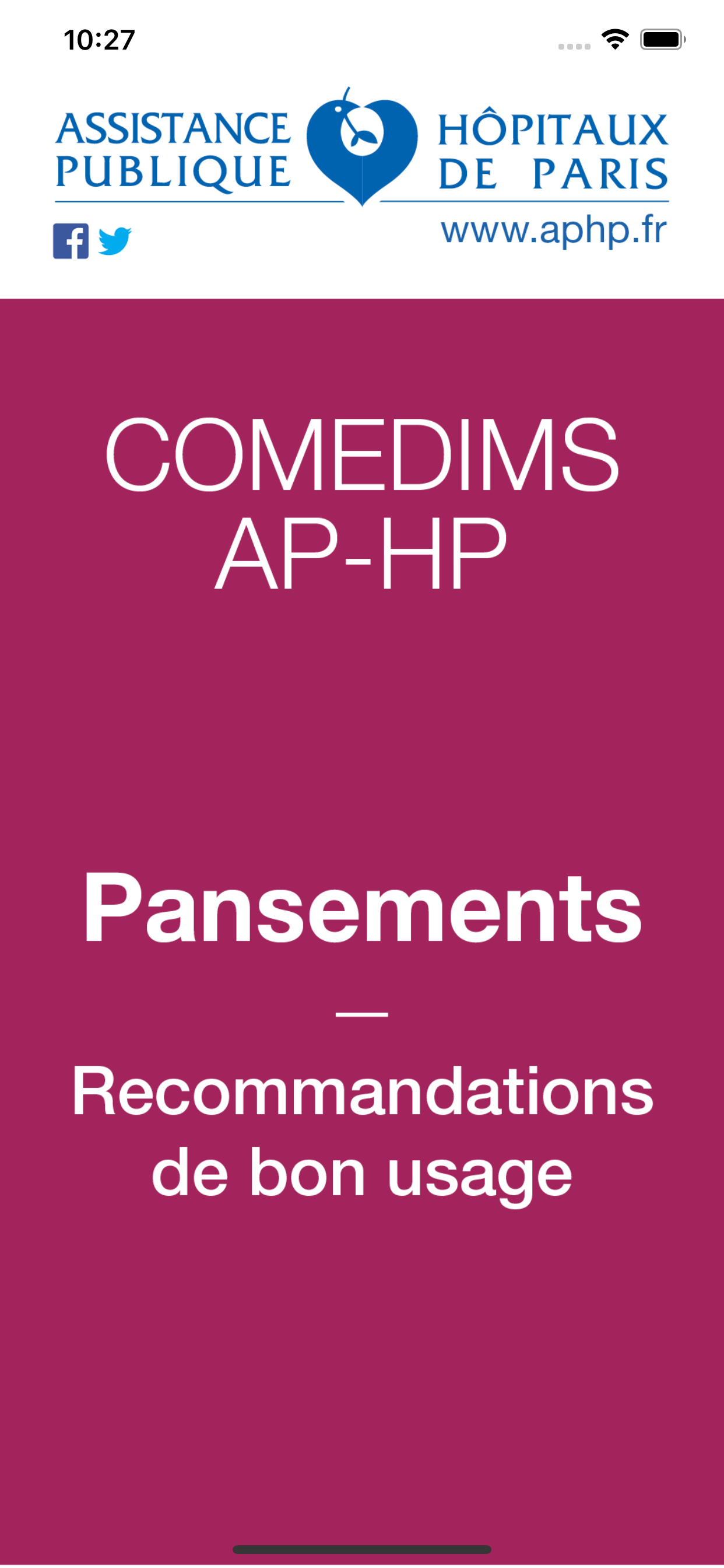 Reco Pansements AP-HP