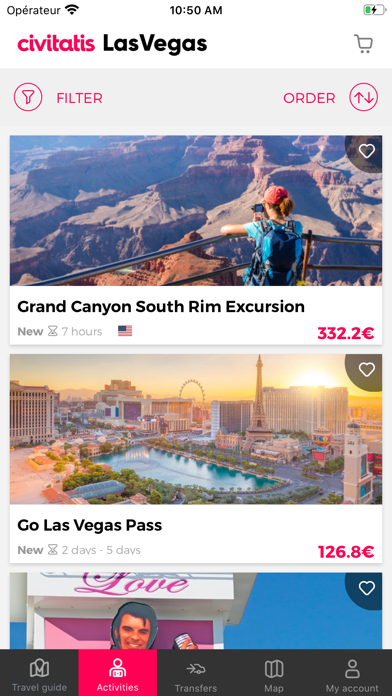 Las Vegas Guide Civitatis.com Screenshot