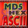 ASCII HEX BASE64 MD5 BIN コンバータ