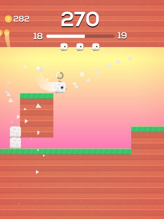 Screenshot #6 pour Square Bird - Flappy Chicken