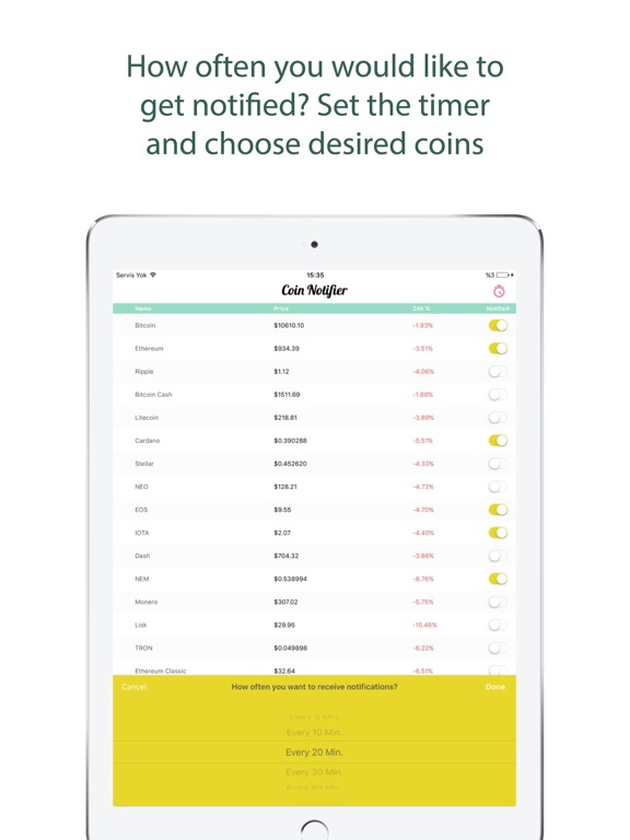 Screenshot #4 pour Coin Notifier