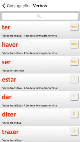 Game screenshot Conjugação verbos portugueses apk