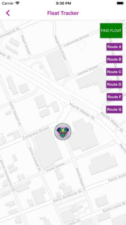 mobile mardi gras float tracker