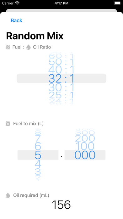 Two Stroke Mix Calculator Screenshot