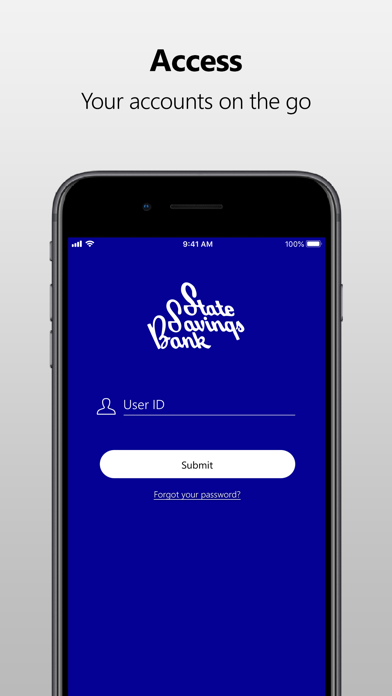 State Savings Bank Iowa Screenshot