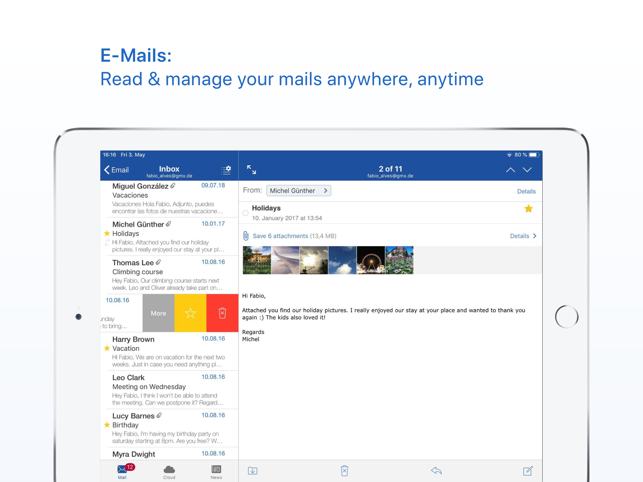 ‎GMX - Mail & Cloud Screenshot