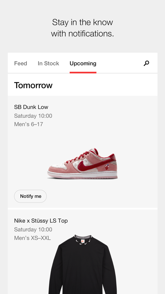 sneaker app release