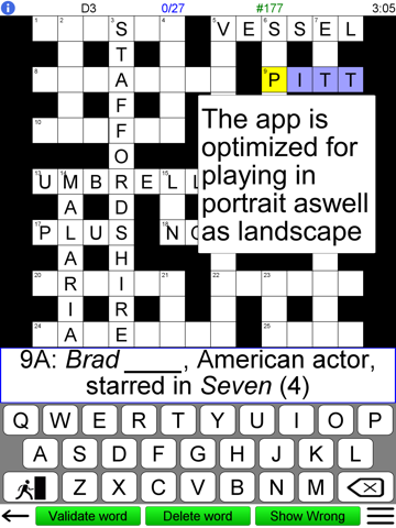 Crossword Unlimited + screenshot 4