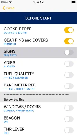 Game screenshot A320 Checklist hack