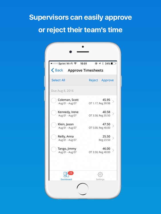 Replicon CloudClock screenshot-3