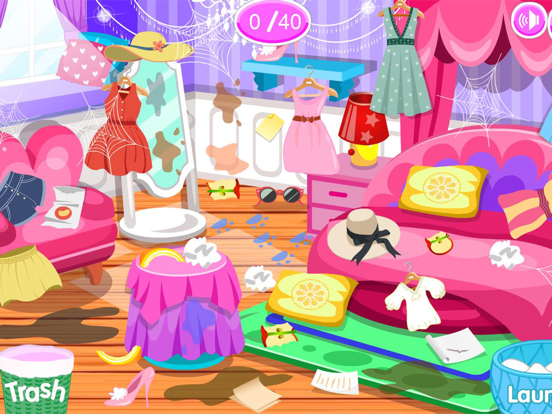 Princess room cleanup games iPad screenshot 6 - Games app