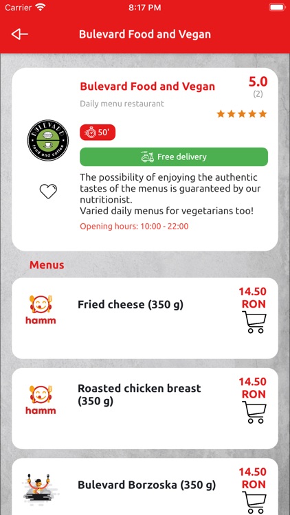 Hamm - food ordering screenshot-3