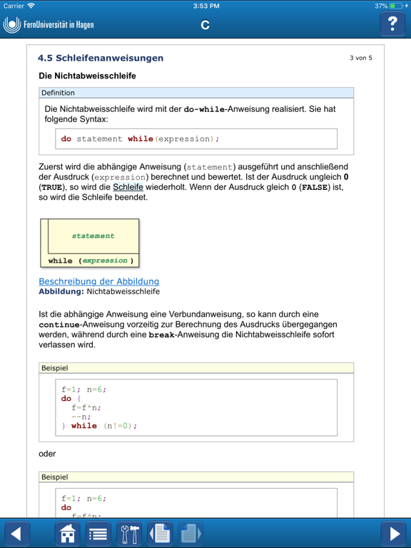 Screenshot #6 pour Einführung in C