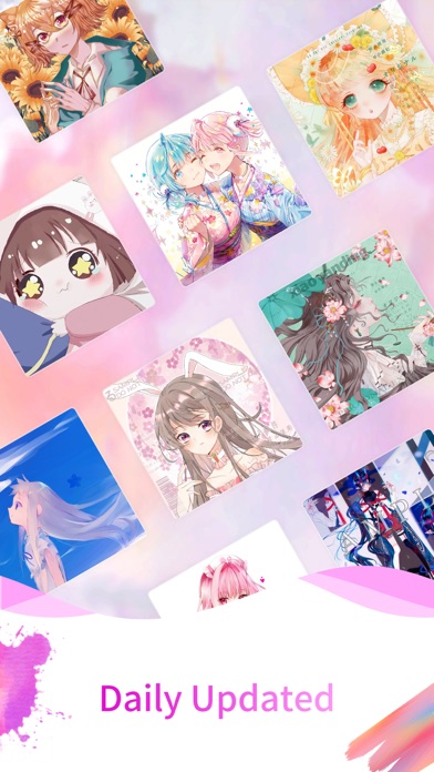 Coloring Anime Wallpaper Screenshot