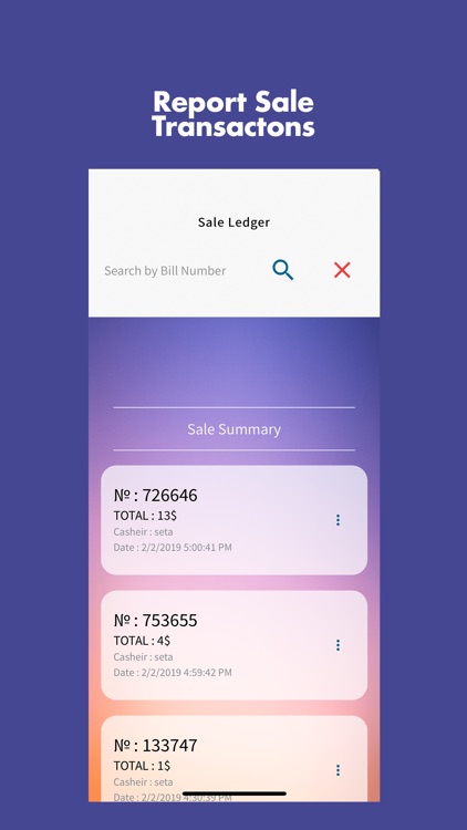 Bill 4 Bluetooth Printer