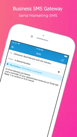 ClickSend screenshot 2