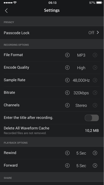 Awesome Voice Recorder X screenshot-4