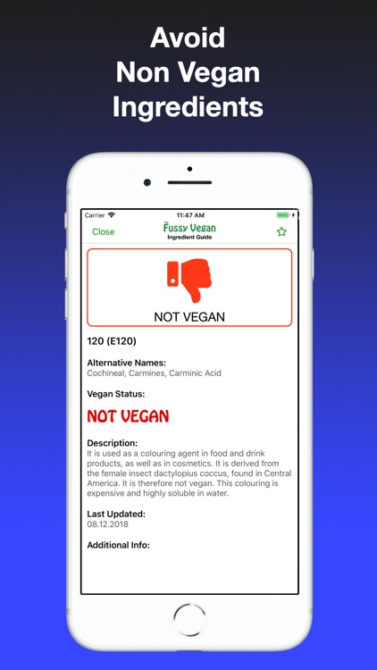 Fussy Vegan Ingredient Guide screenshot-4